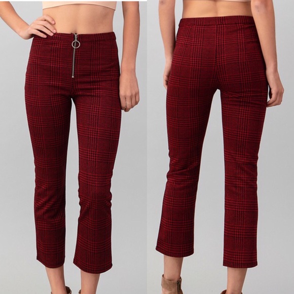 90'S BABY GRUNGE PLAID PANTS - Picture 2 of 5